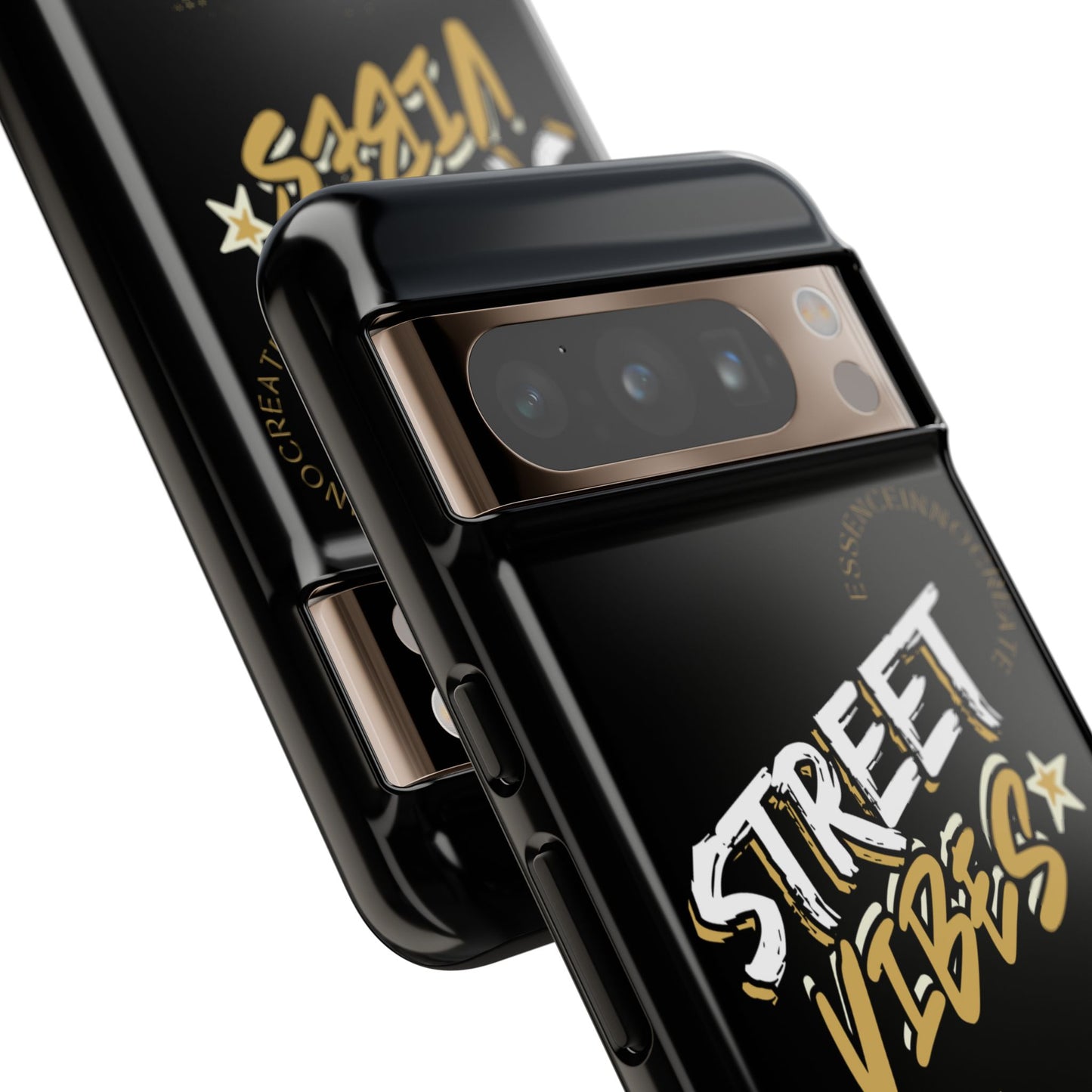 EssenceInnoCreate® Street Vibes Black Phone Case