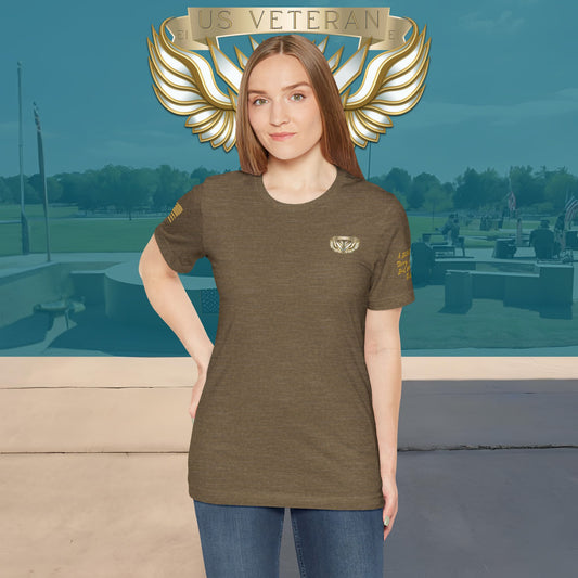 Essence Olive Veteran Tee – Military Tribute T-Shirt