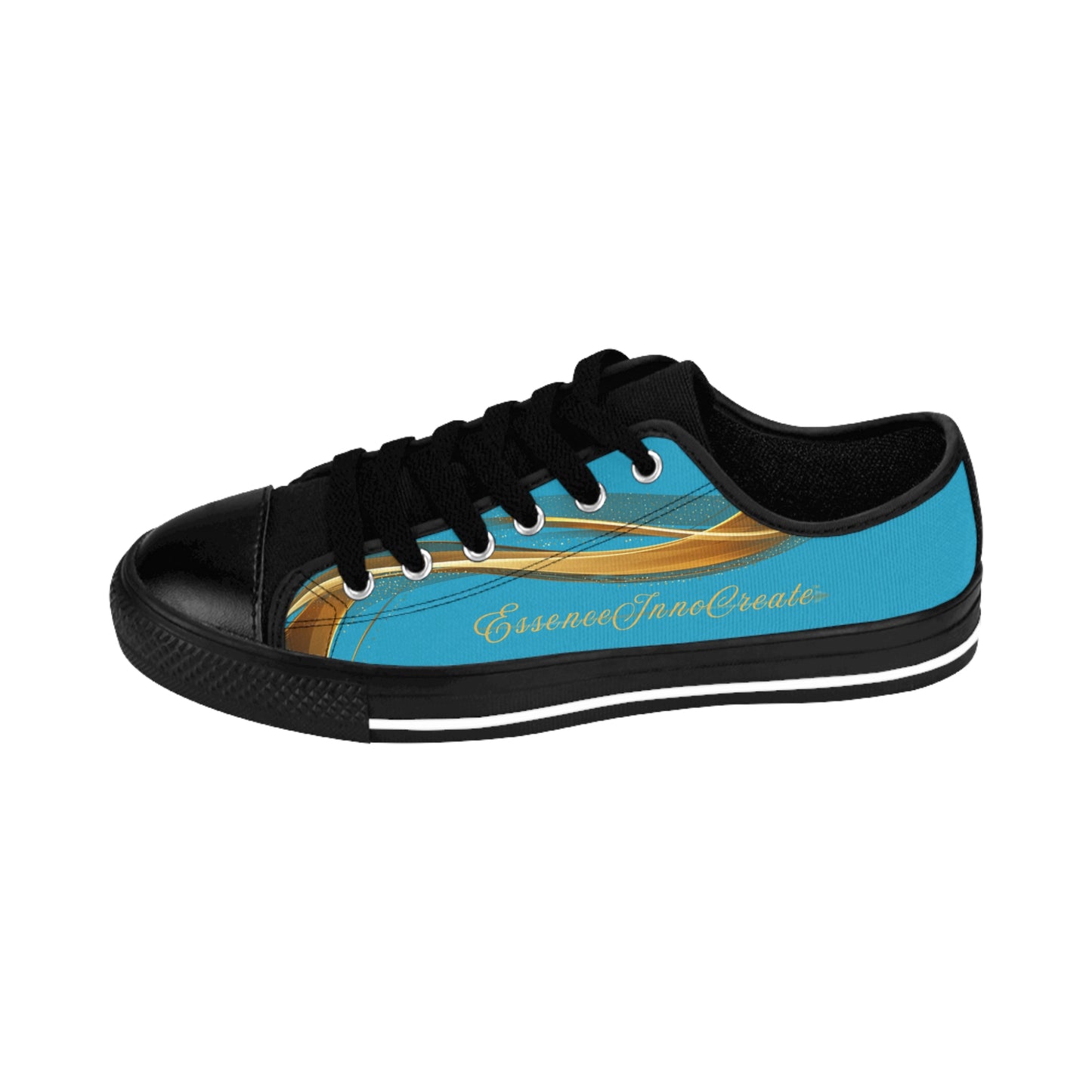 Ladies EssenceInnoCreate Striped | LowTop Sneakers | Turquoise