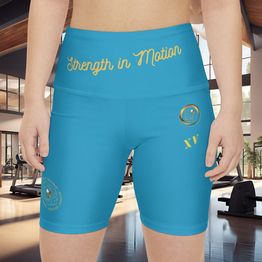 Strength In Motion XV | Ladies Workout Shorts | Turquoise