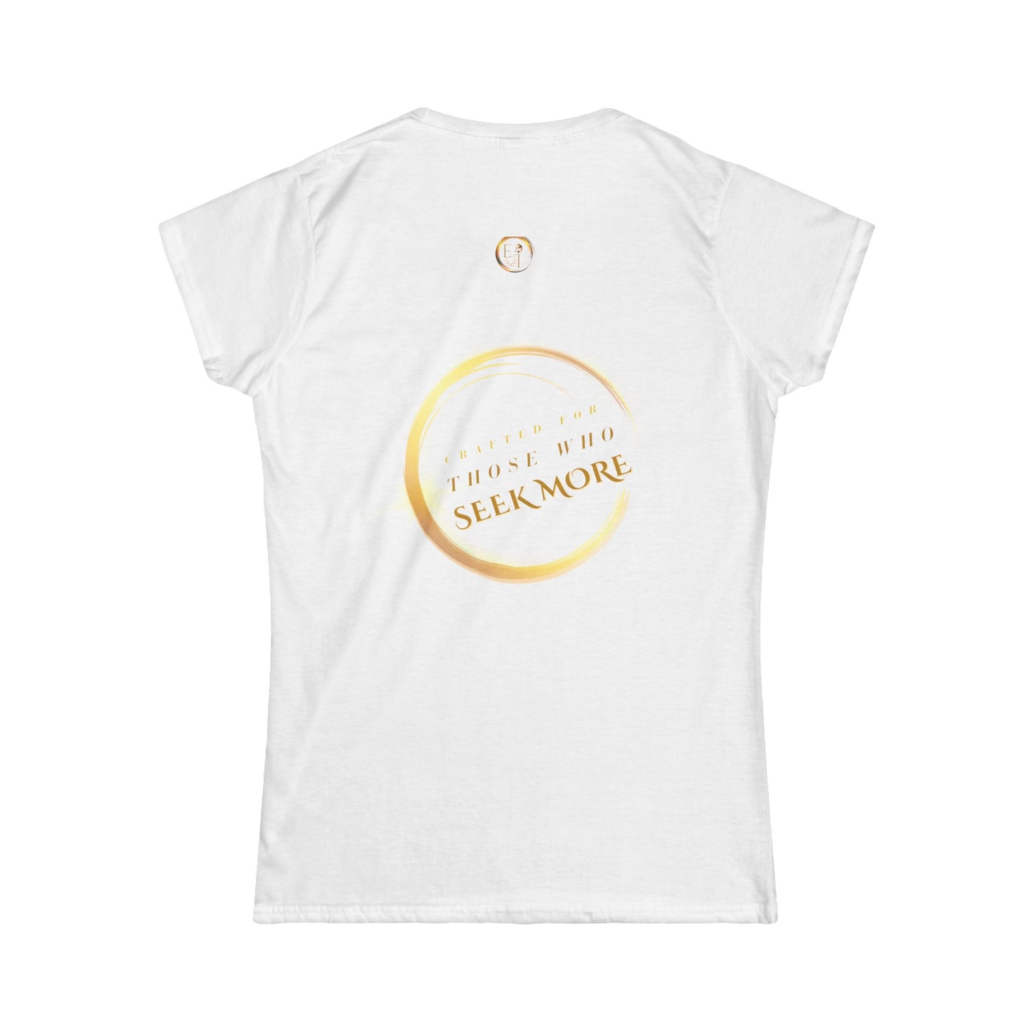 One Life Tee in White – Inspirational Softstyle Tee | EI Fashion