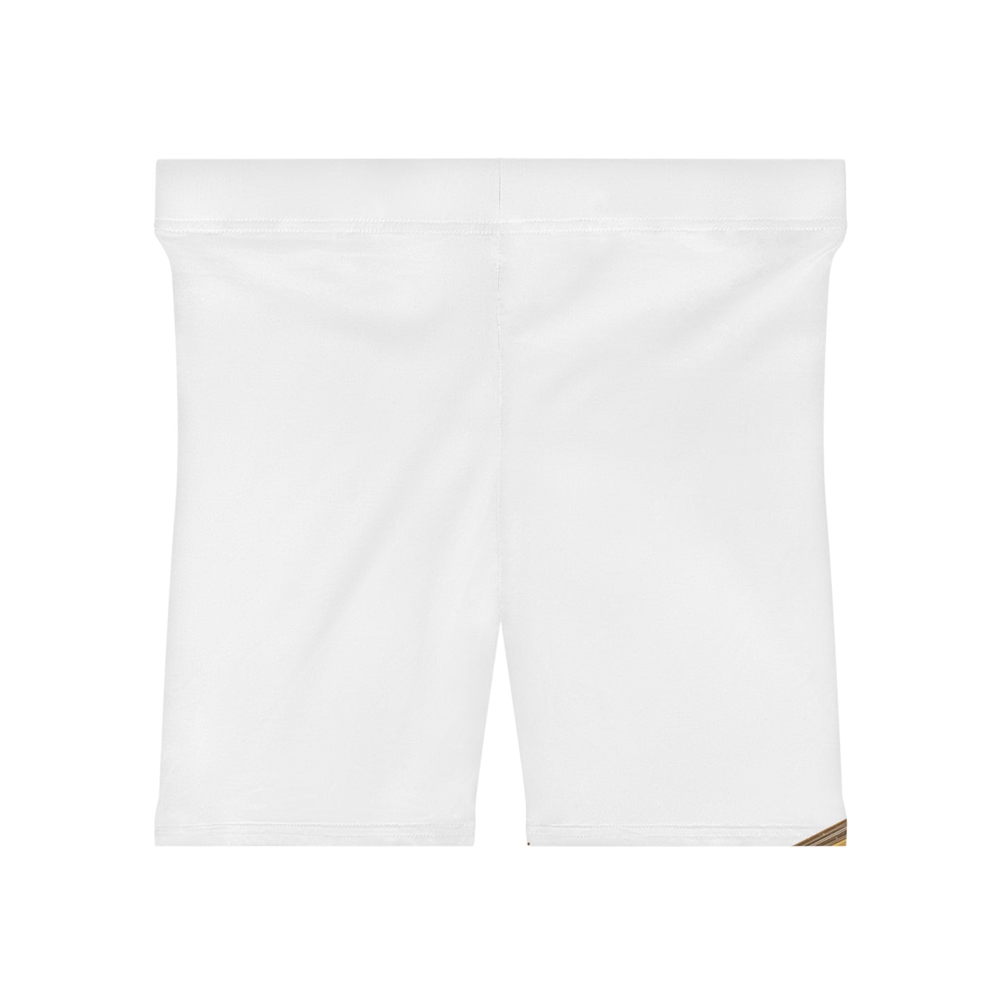 White shorts on a white background