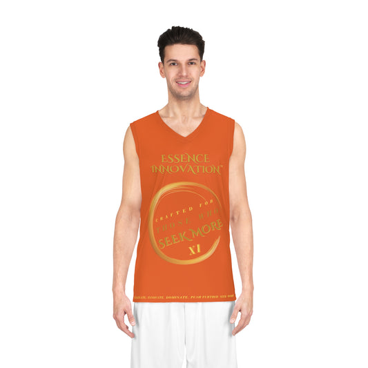 Velocity XI Basketball Jersey | Seek More | Orange