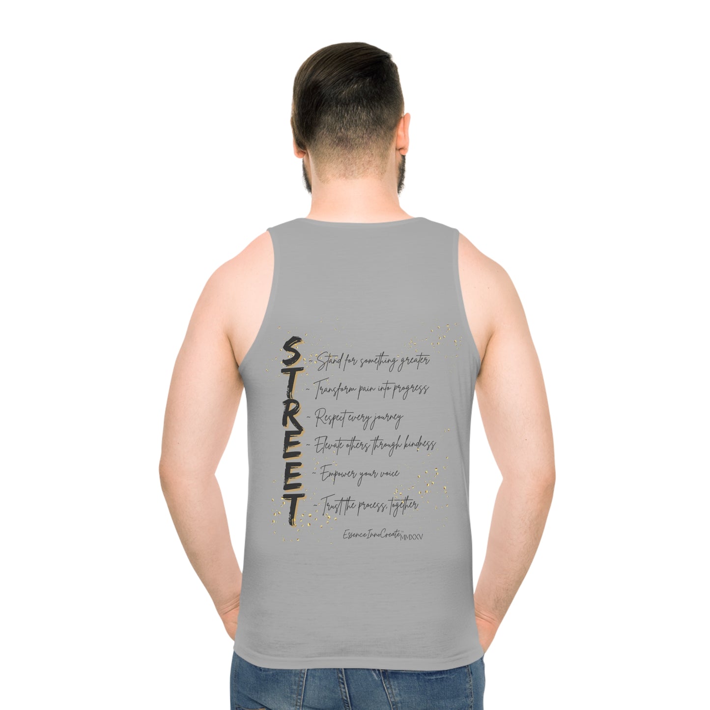 Street Wear Tank XXVI | EssenceInnoCreate | Light Grey