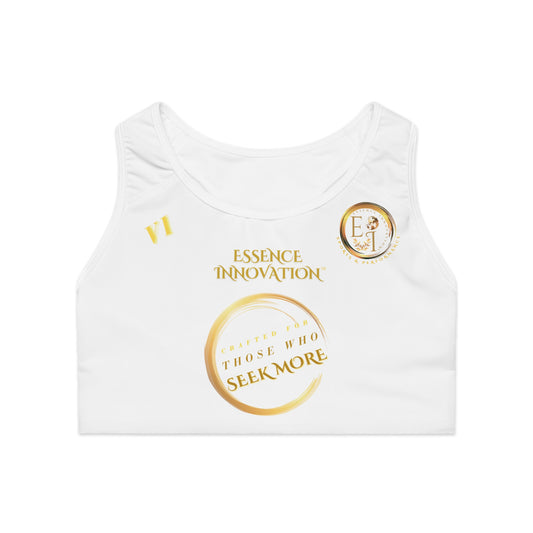 Seek More SB VI | EI Sports Bra | White