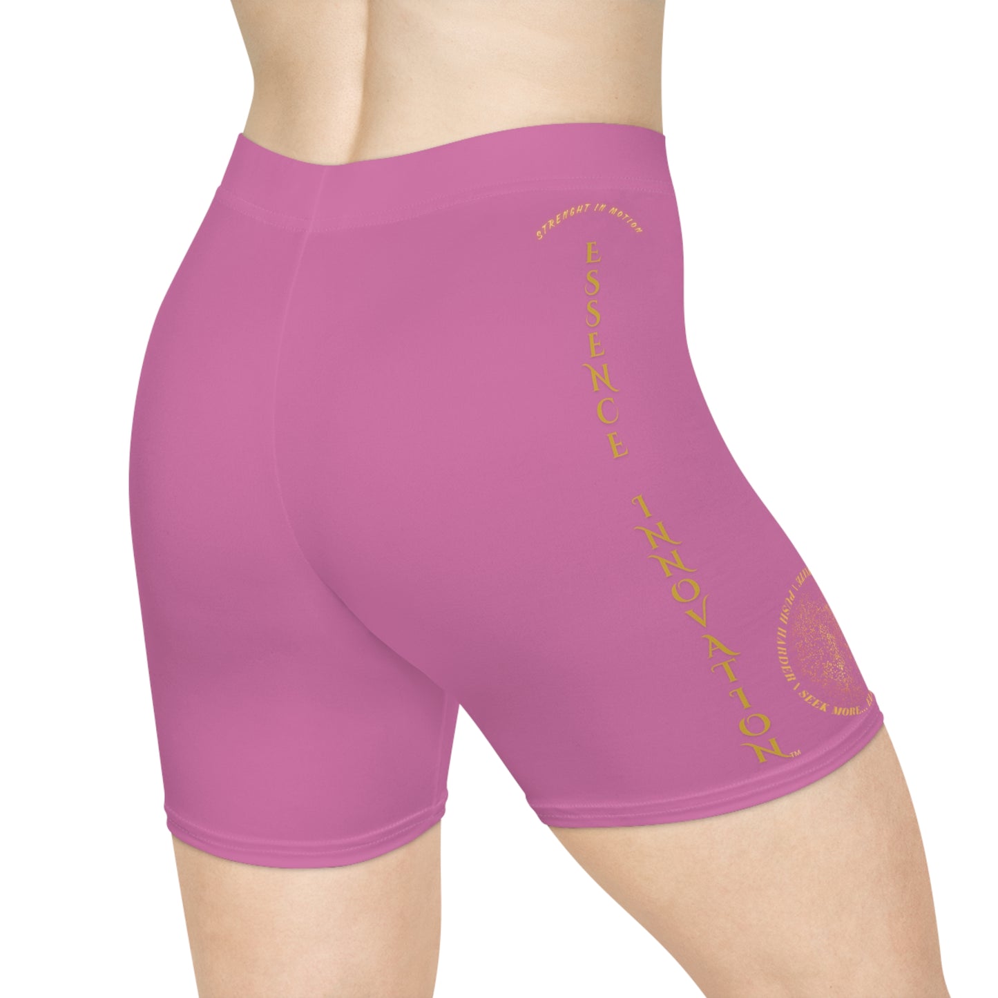 Seek More BS XVII | EI Sports Biker Shorts | Light Pink