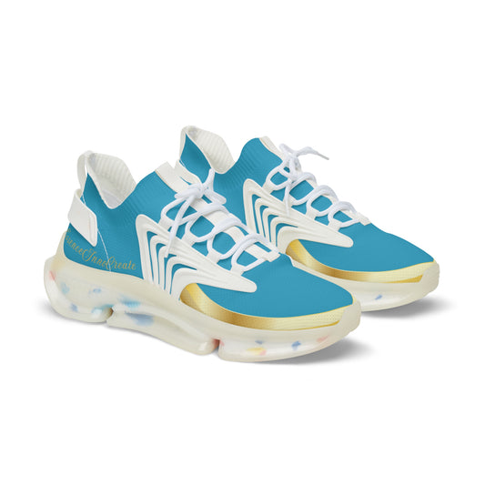 EssenceInnoCreate Turquoise | Men’s White Trim Mesh Sneakers