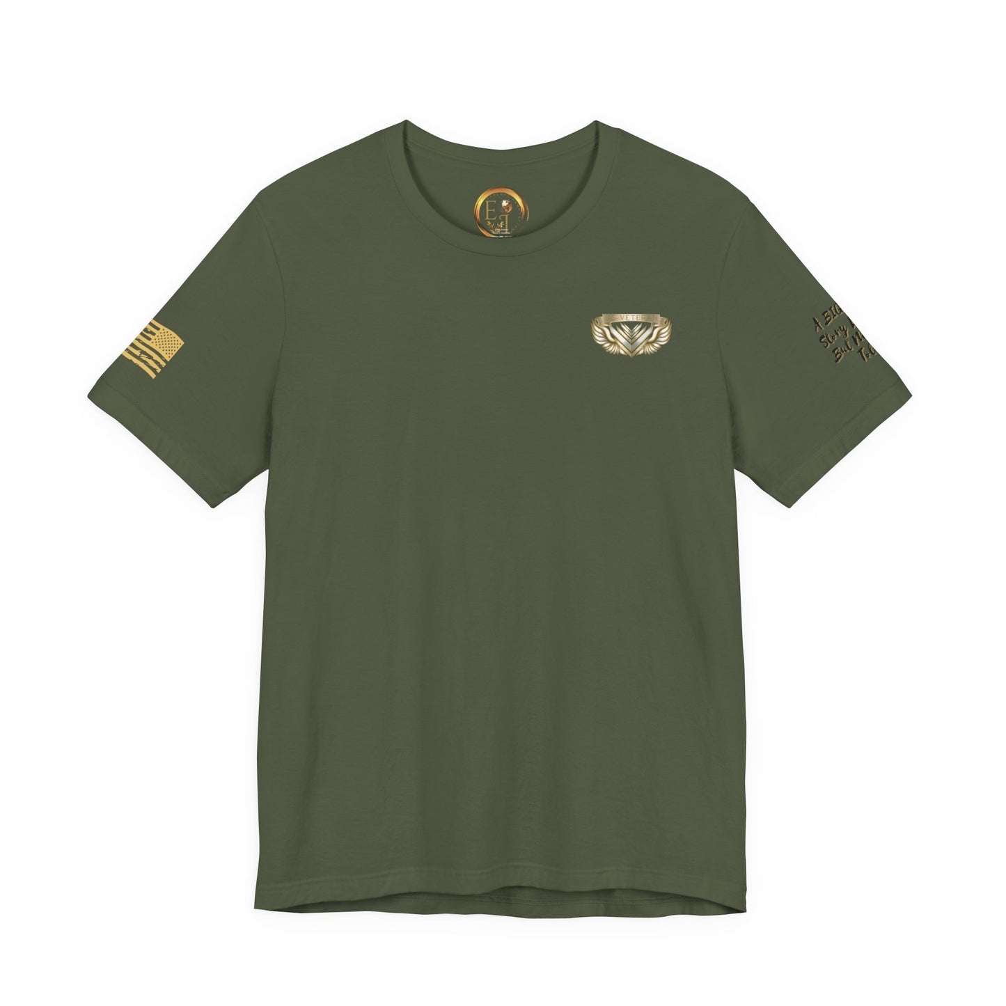 Essence Crest Veteran Tee | Honor, Strength, Quiet Legacy | 13 Colors
