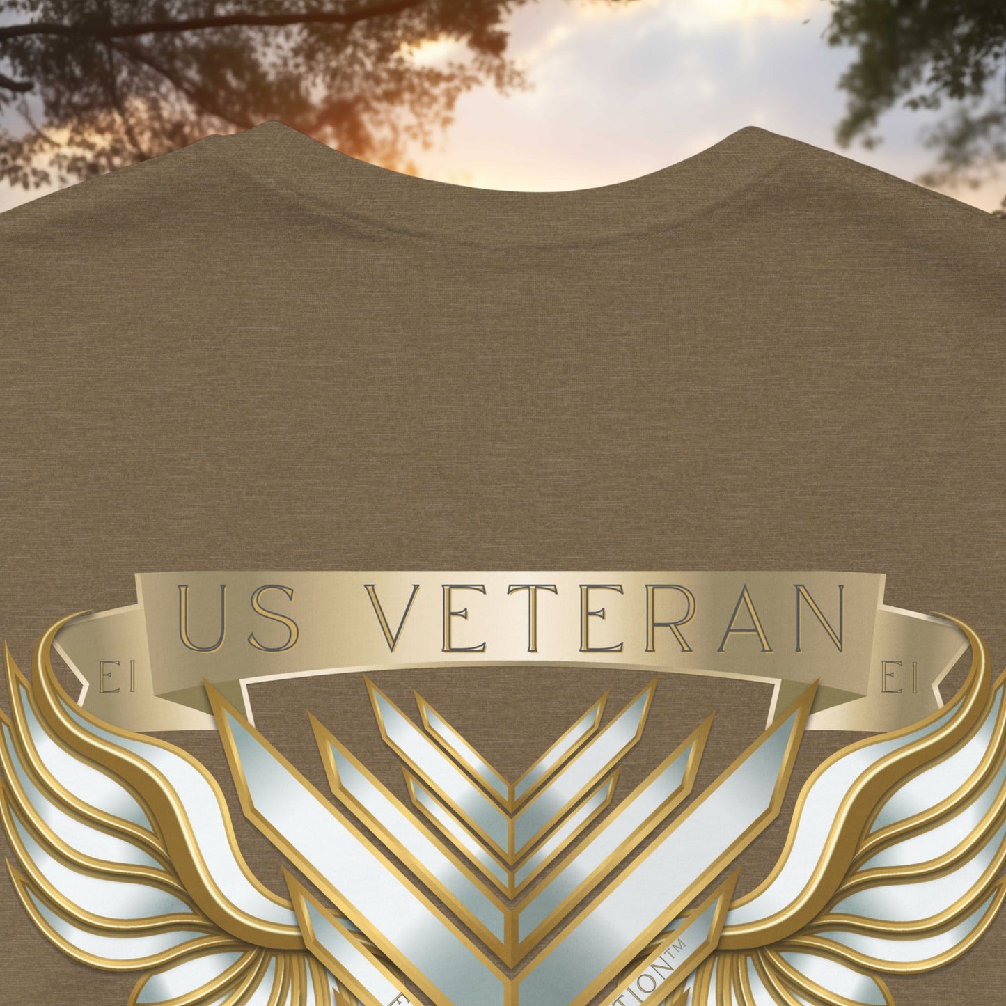 Essence Olive Veteran Tee – Military Tribute T-Shirt