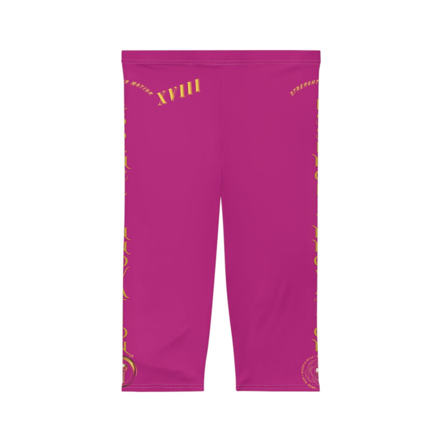 Seek More CL XVIII | Capri Leggings | EI Sports | Dark Pink