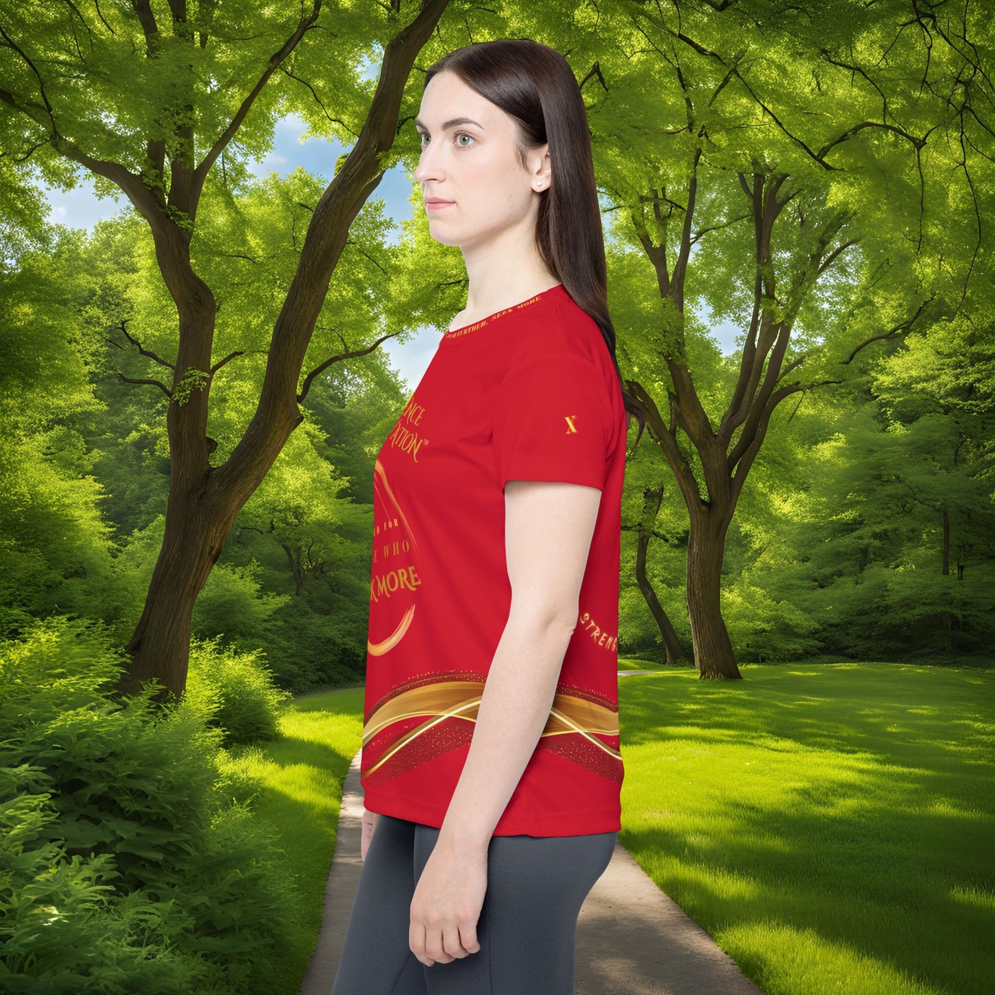 Seek More Luxe~J X | EI Sports Performance Jersey | Dark Red