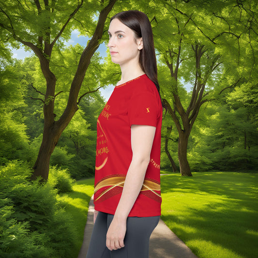 Seek More Luxe~J X | EI Sports Performance Jersey | Dark Red