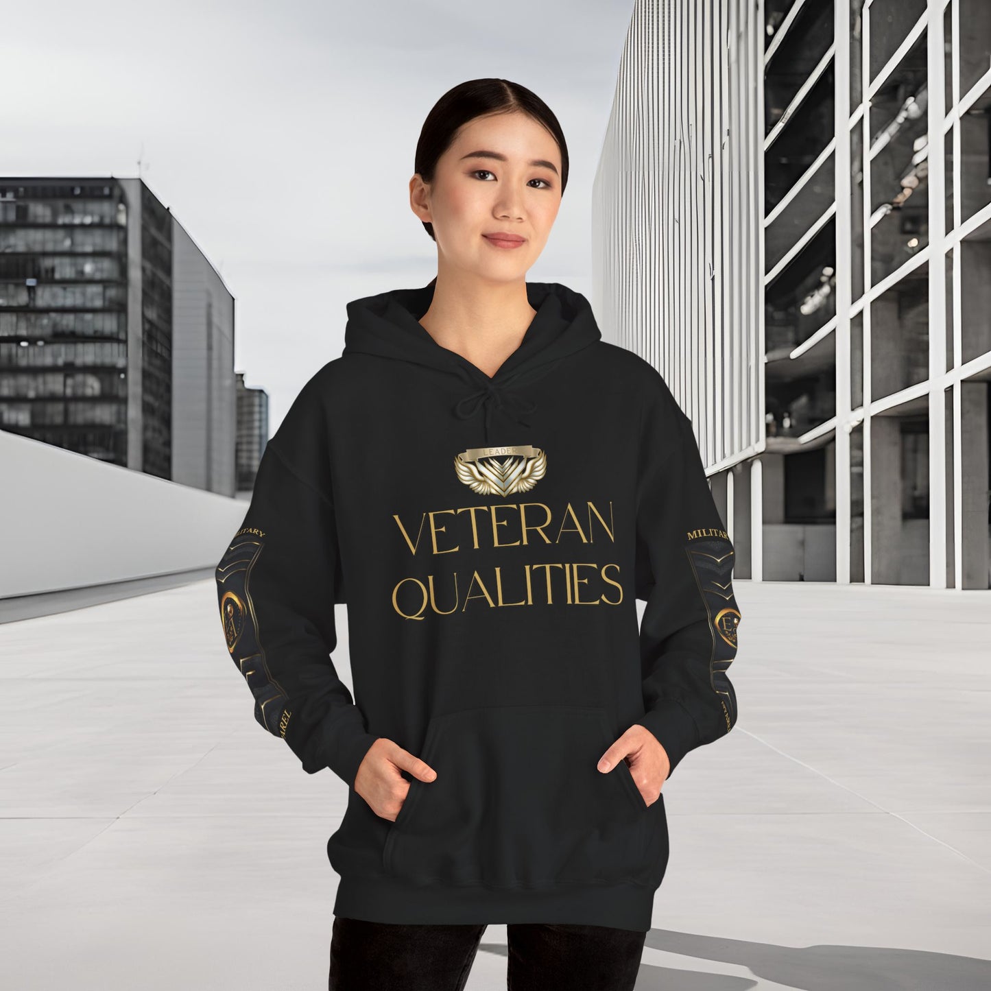 Leader Veteran Qualities Hoodie | Military Tribute
