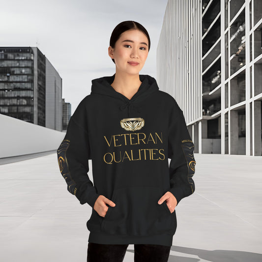 Leader Veteran Qualities Hoodie | Military Tribute