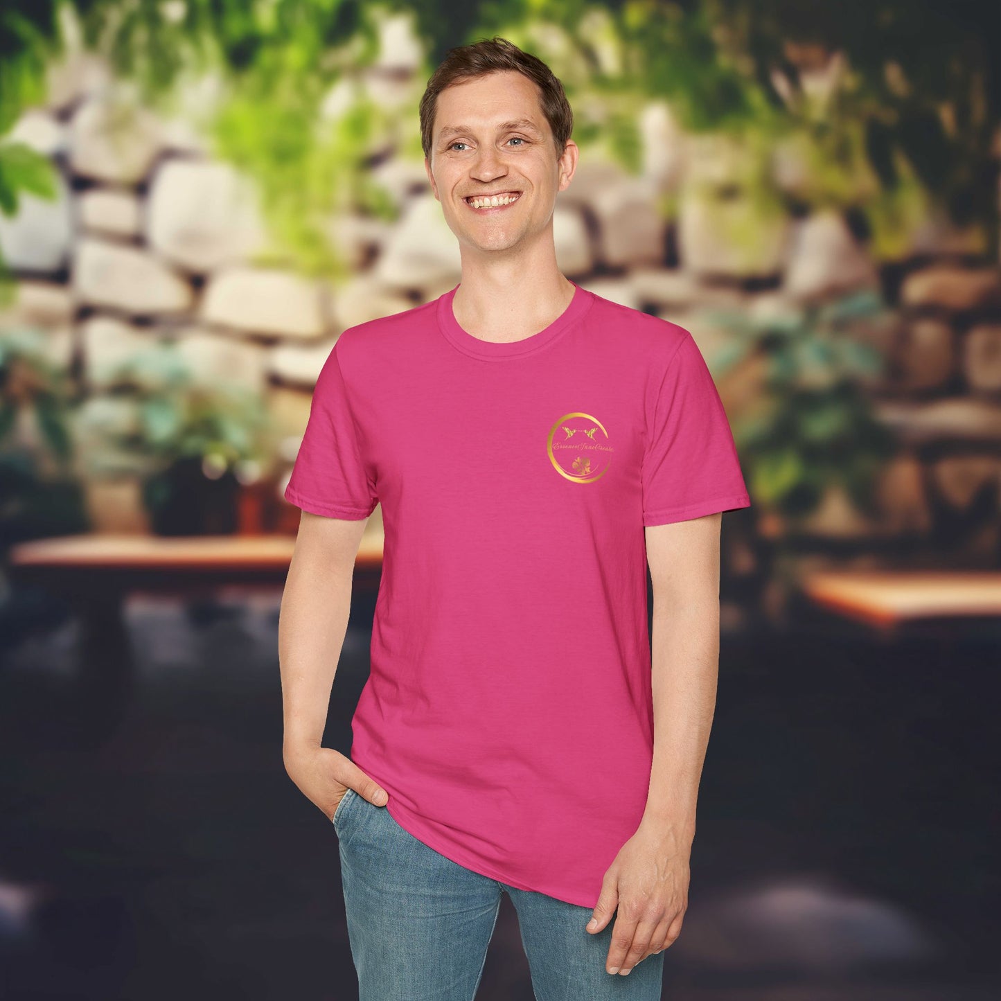 Heliconia Softstyle Tee | EssenceInnoCreate | Unisex Streetwear