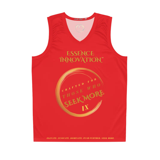 Seek More Dominance IX | EI Sports Basketball Jersey | Red