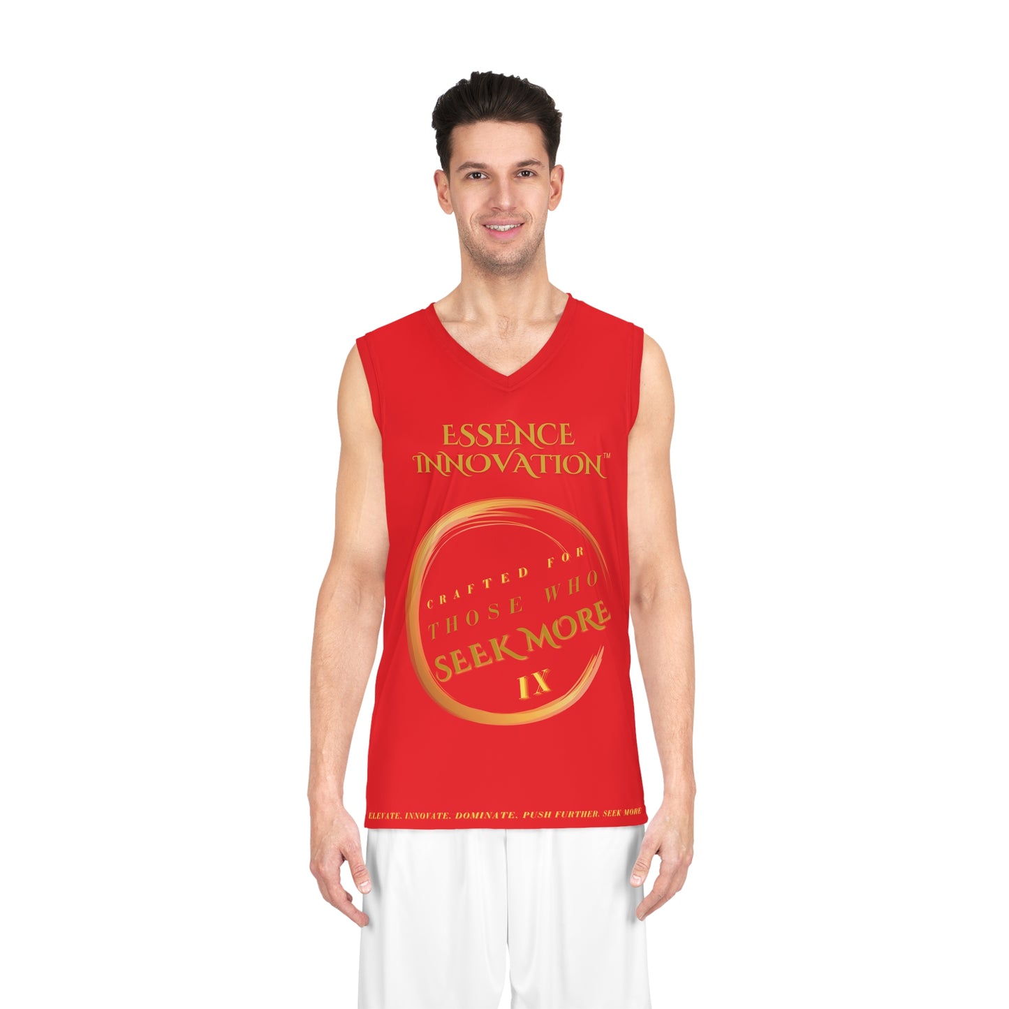 Seek More Dominance IX | EI Sports Basketball Jersey | Red