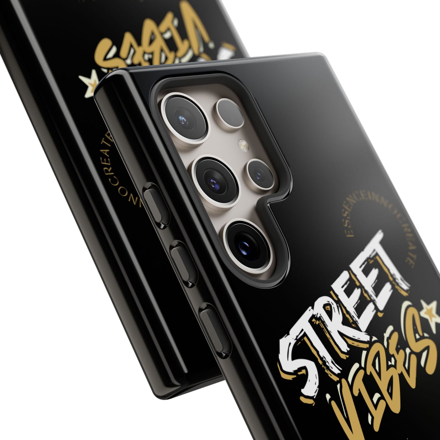 EssenceInnoCreate® Street Vibes Black Phone Case