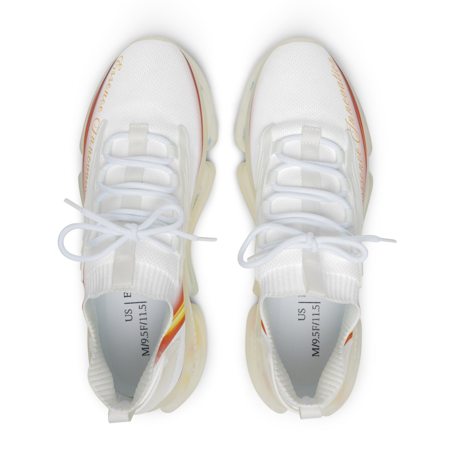 White Trendsetter Flame | Men’s Performance Sneakers | White Sole