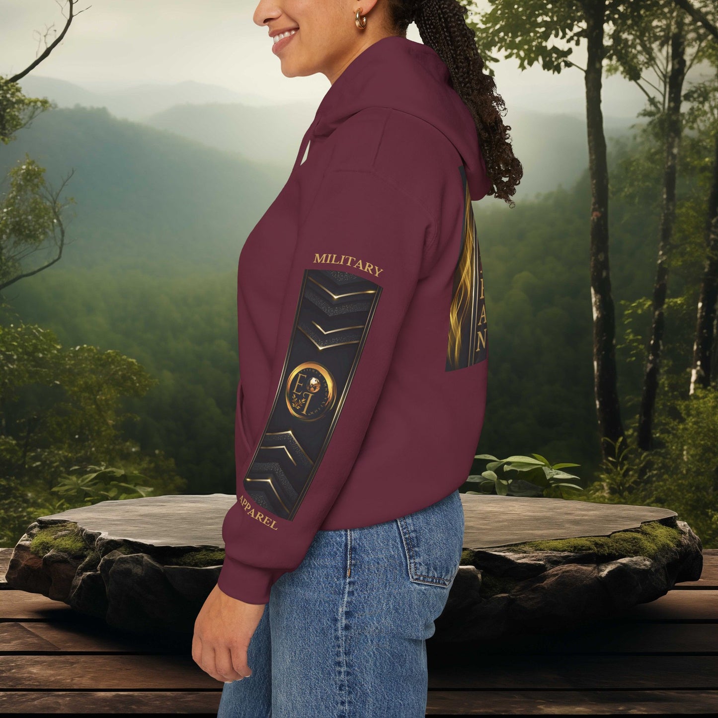 Serviceman Veteran Qualities Hoodie | Military Tribute