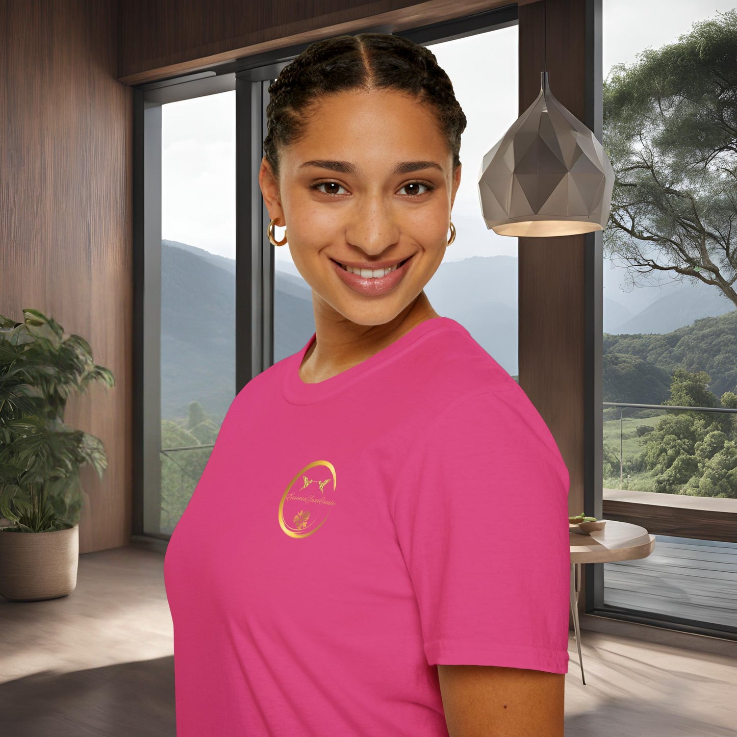 Heliconia Softstyle Tee | EssenceInnoCreate | Unisex Streetwear