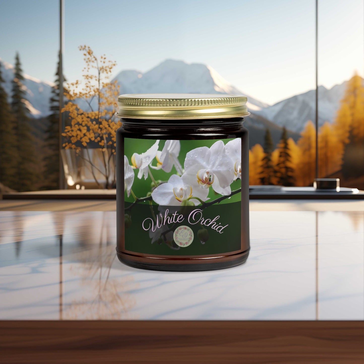 Fragrant Flower | Pure Glow Candle | White Orchid | 4oz, 9oz