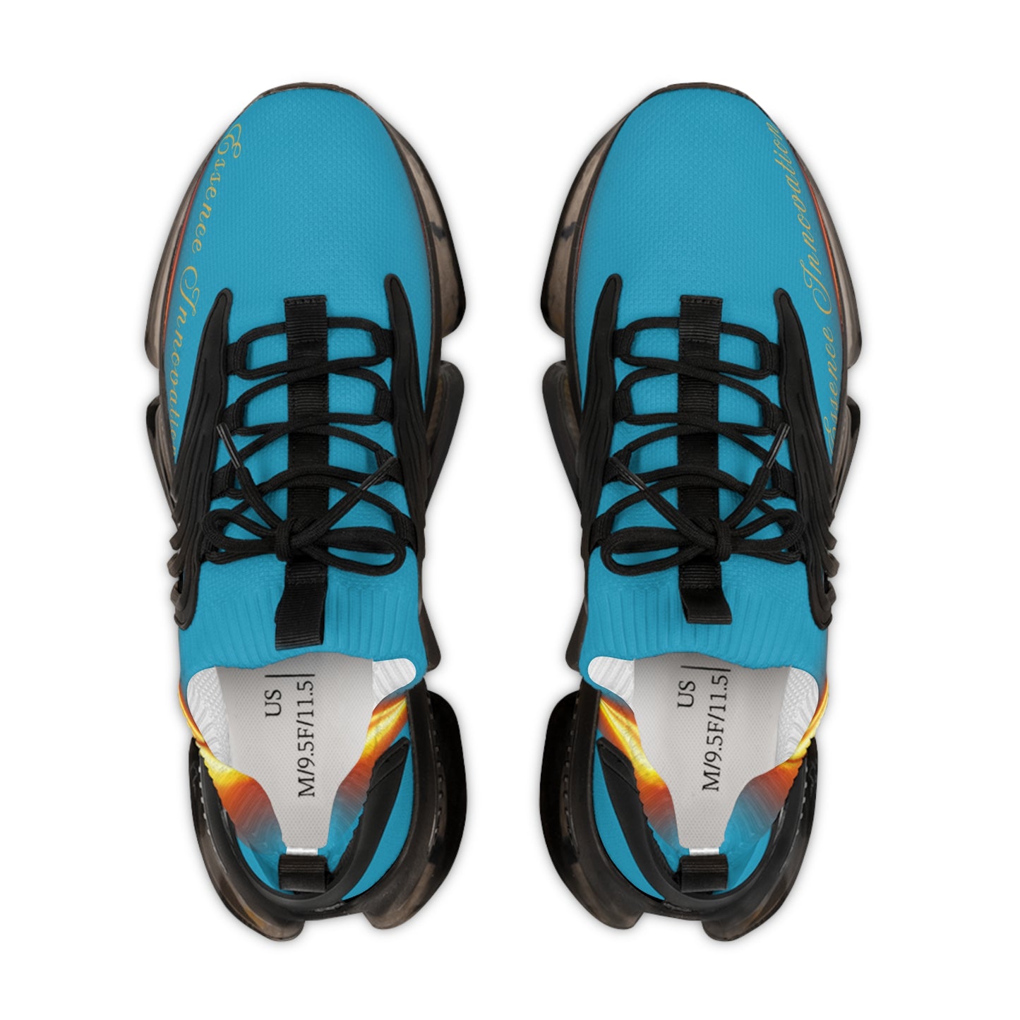 Turquoise Trendsetter Flame Black | Men’s Performance Sneakers | Black Sole