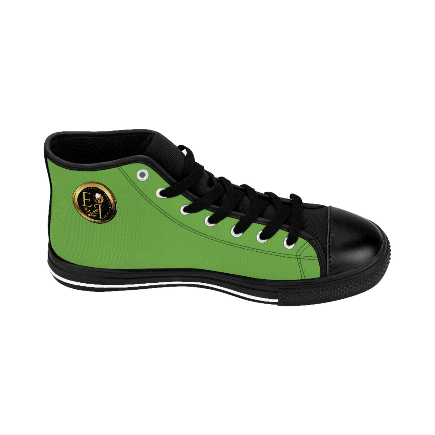 Essence Innovation Mens Streetwear | HighTop Sneakers | Light Green