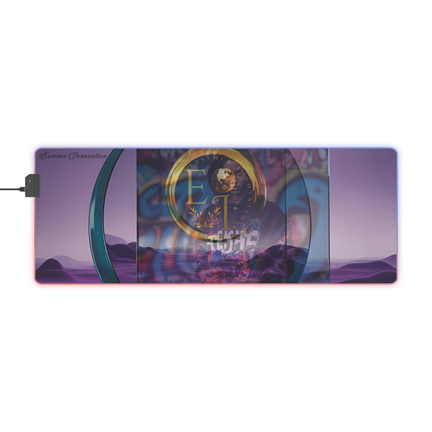 Urban Odyssey | LED Gaming Mouse Pad | 4 Sizes