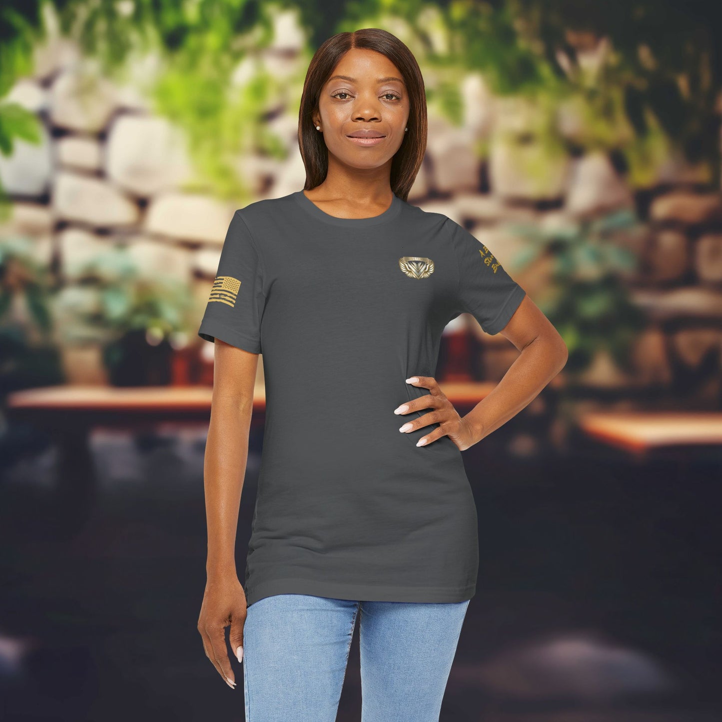 Essence Asphalt Veteran Tee – Minimalist Tribute Shirt