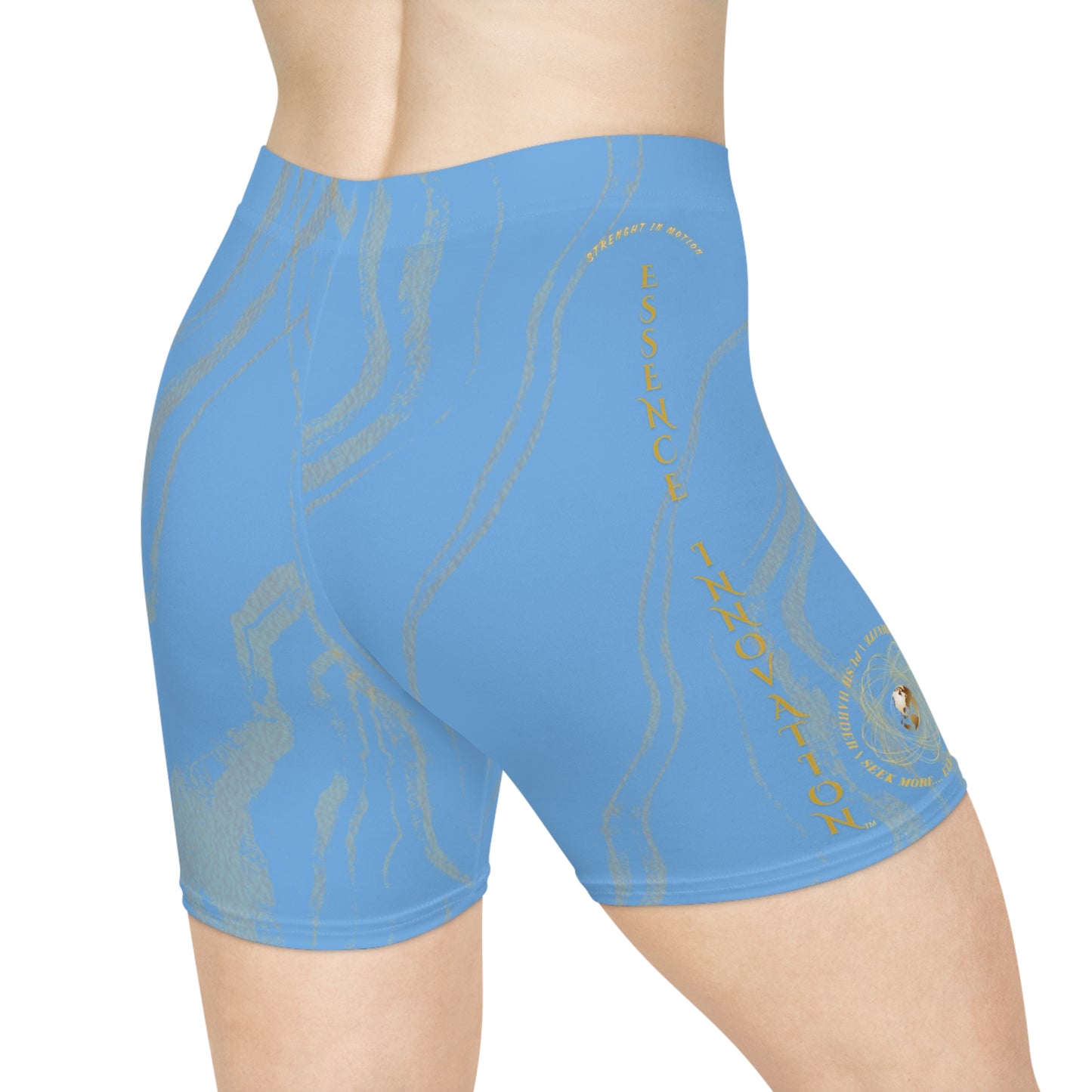 Seek More BSS XIV | EI Sports Biker Shorts | Light Blue