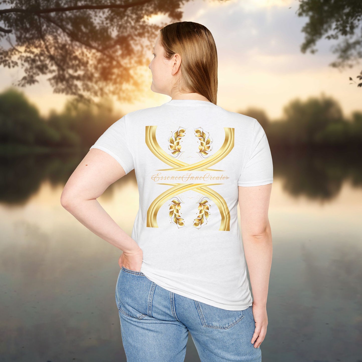 White Softstyle Tee | EssenceInnoCreate | Unisex Streetwear