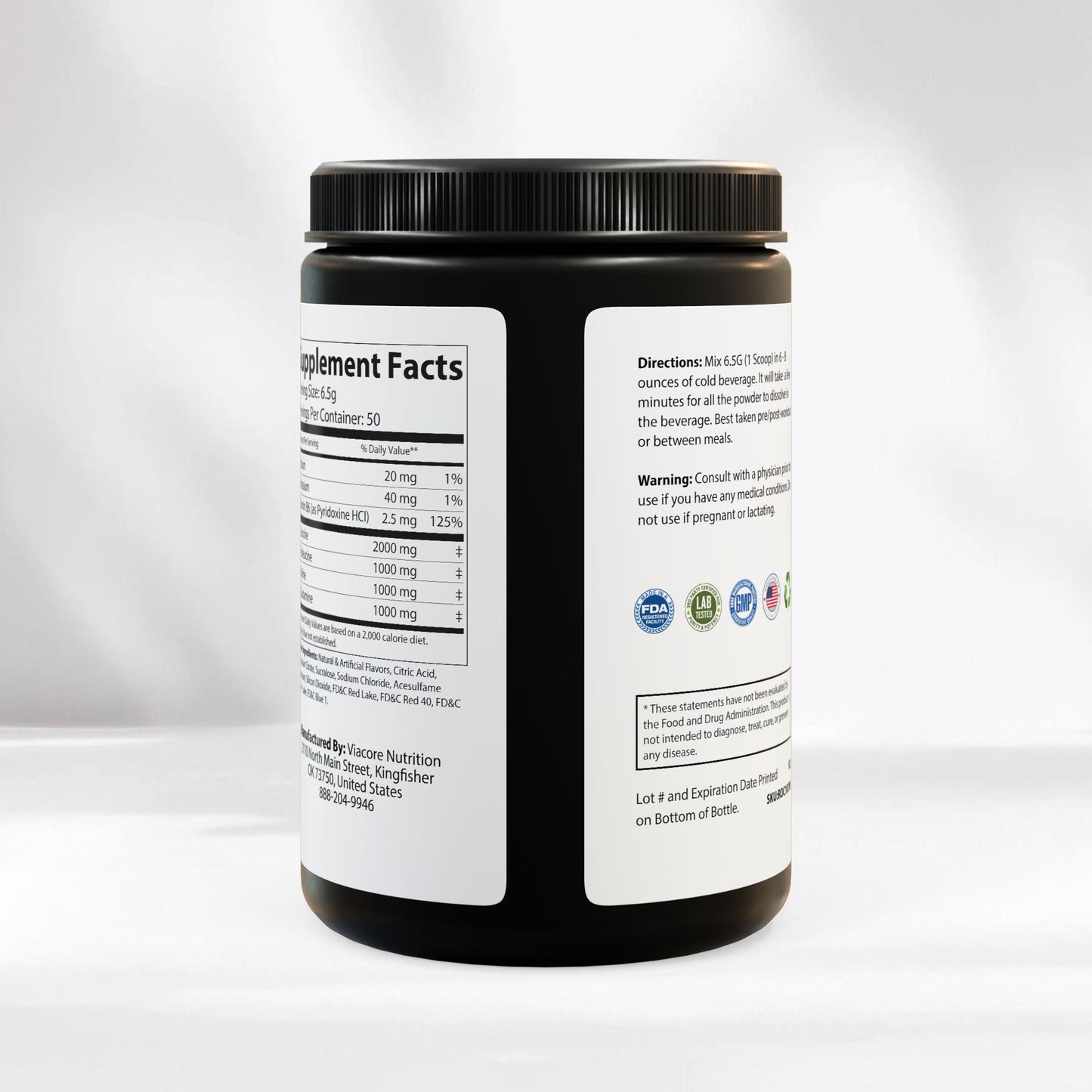 EI BCAA Supplement | Grape Flavor | 325g, 50 Servings