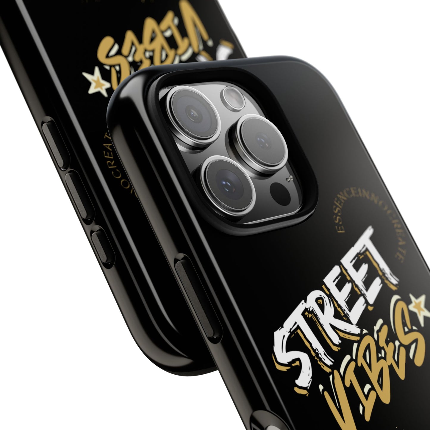 EssenceInnoCreate® Street Vibes Black Phone Case