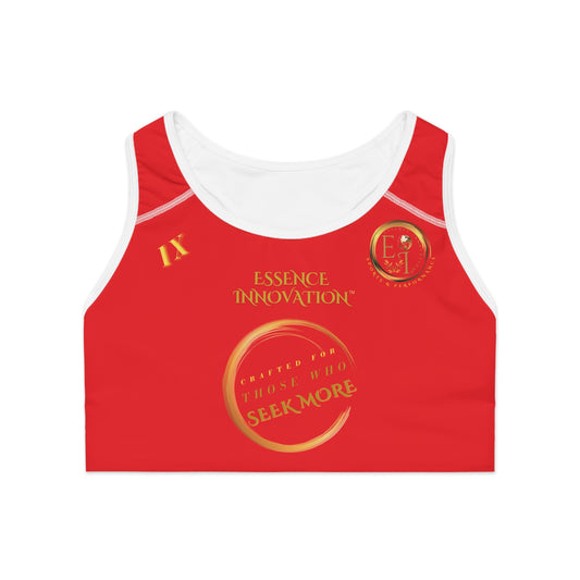 Seek More SB IX | EI Sports Bra | Red