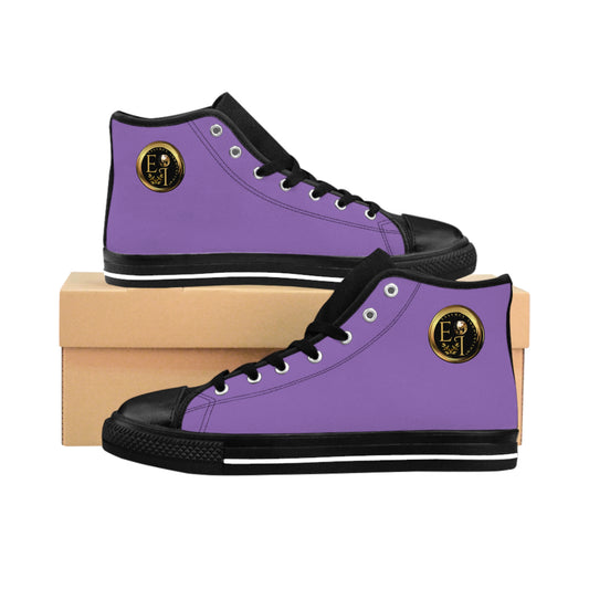 Essence Innovation Mens Streetwear | HighTop Sneakers | Light Purple