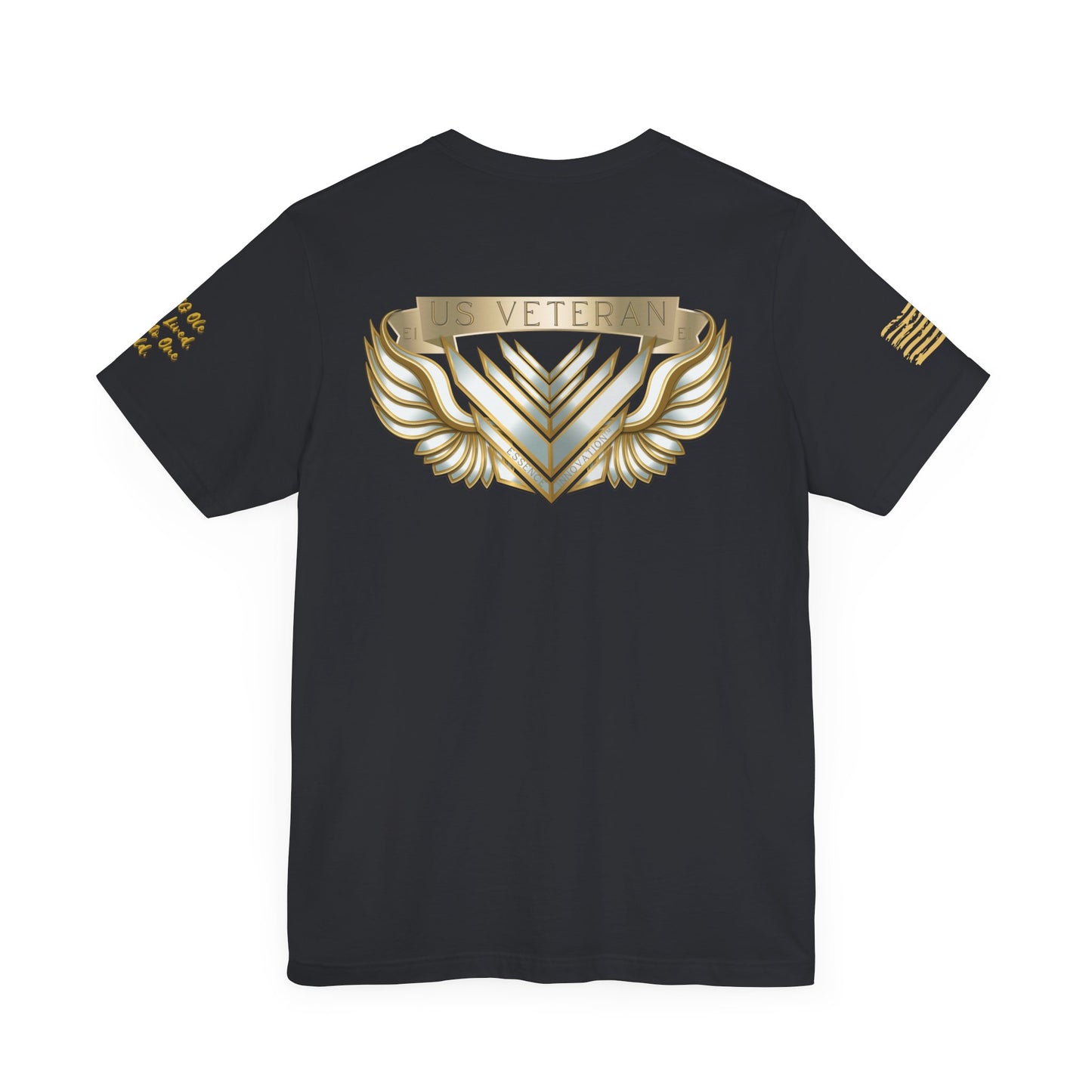 Essence Vintage Veteran Tee – Faded Black Tribute Tee