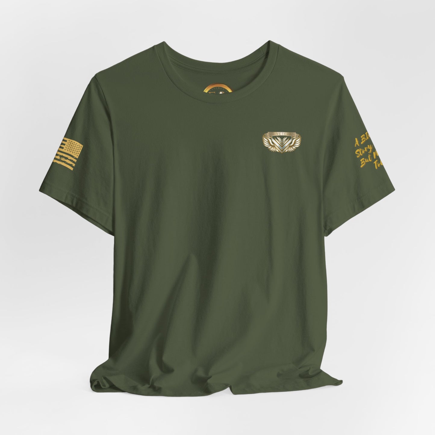 Essence Green Veteran Tee – Military Pride T-Shirt