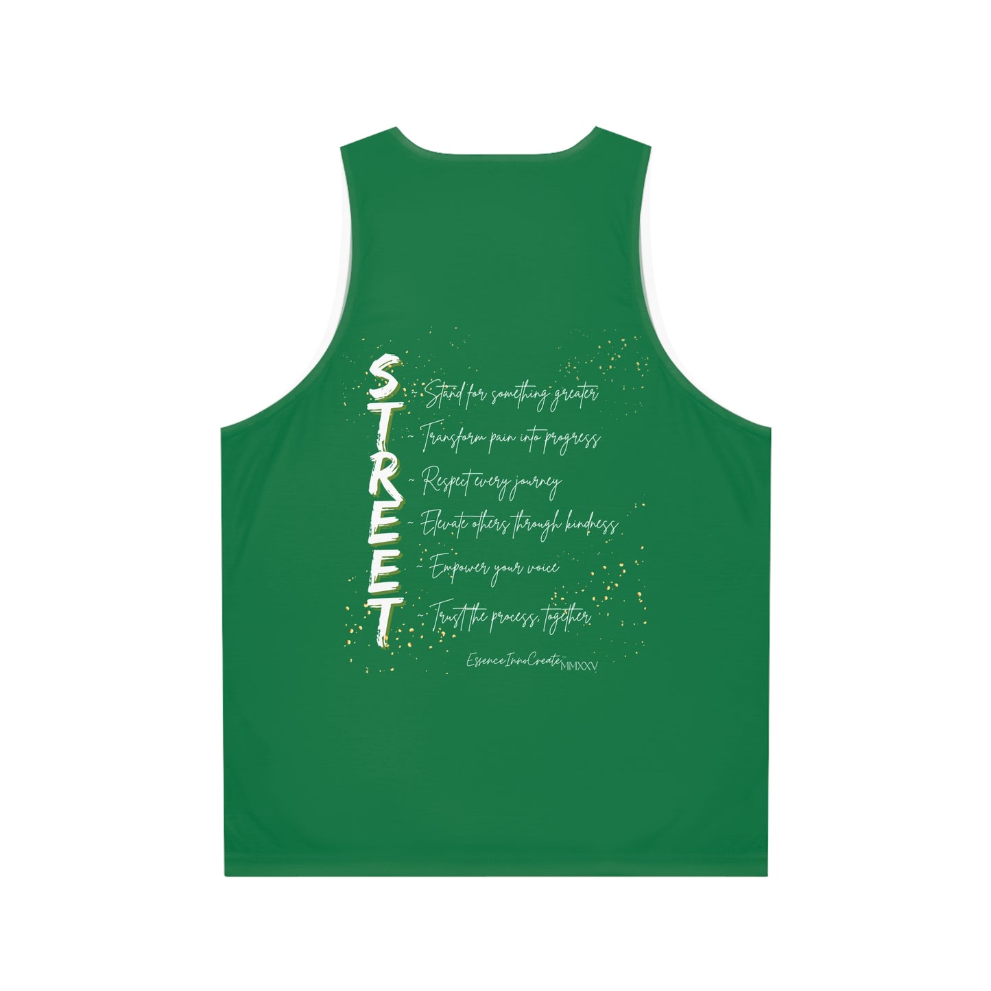 Street Wear Tank XII | EssenceInnoCreate | Dark Green