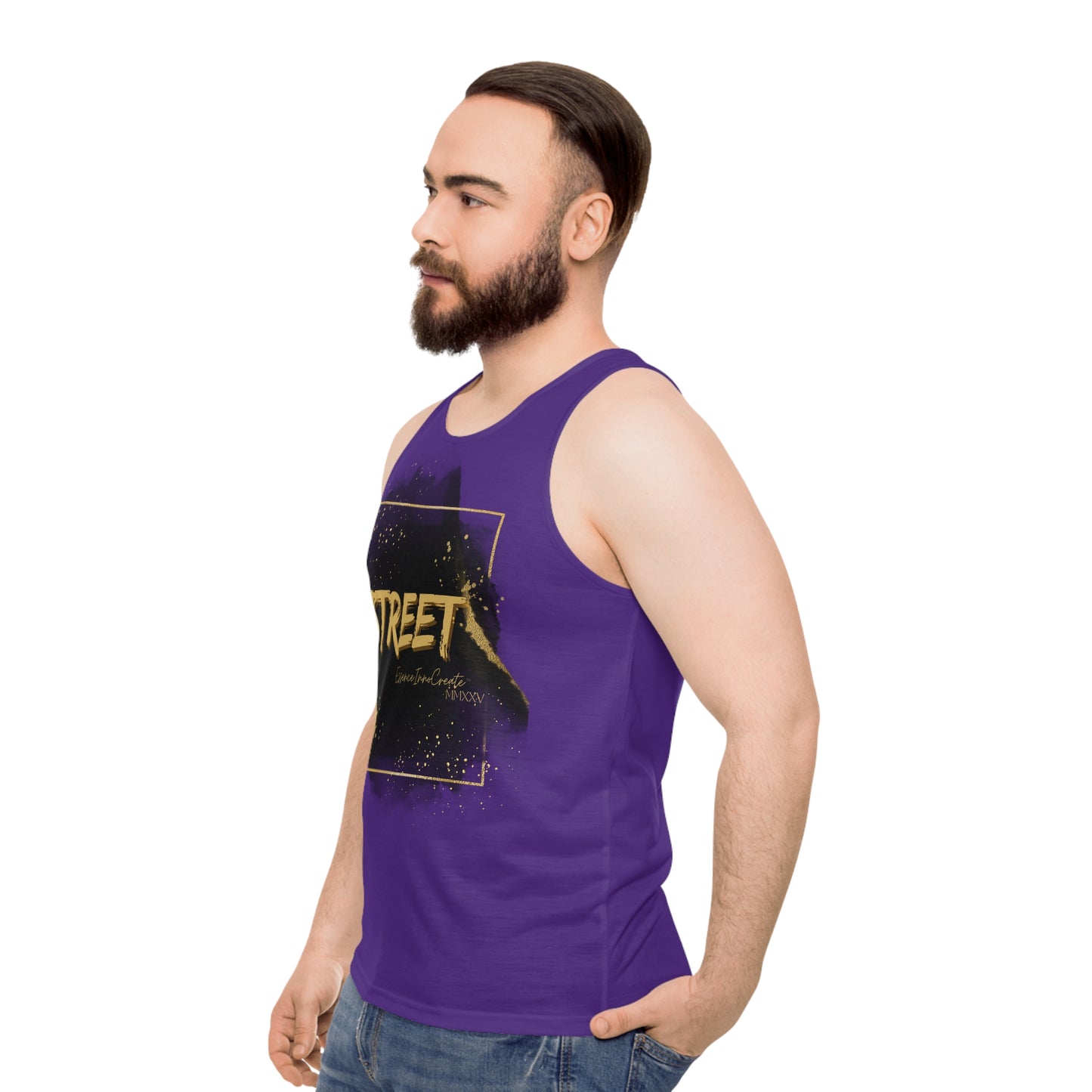 Street Wear Tank XVI | EssenceInnoCreate | Purple