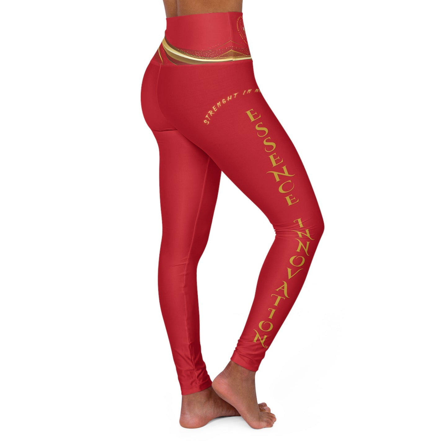 Seek More Luxe X | EI Sports HW Leggings | Dark Red