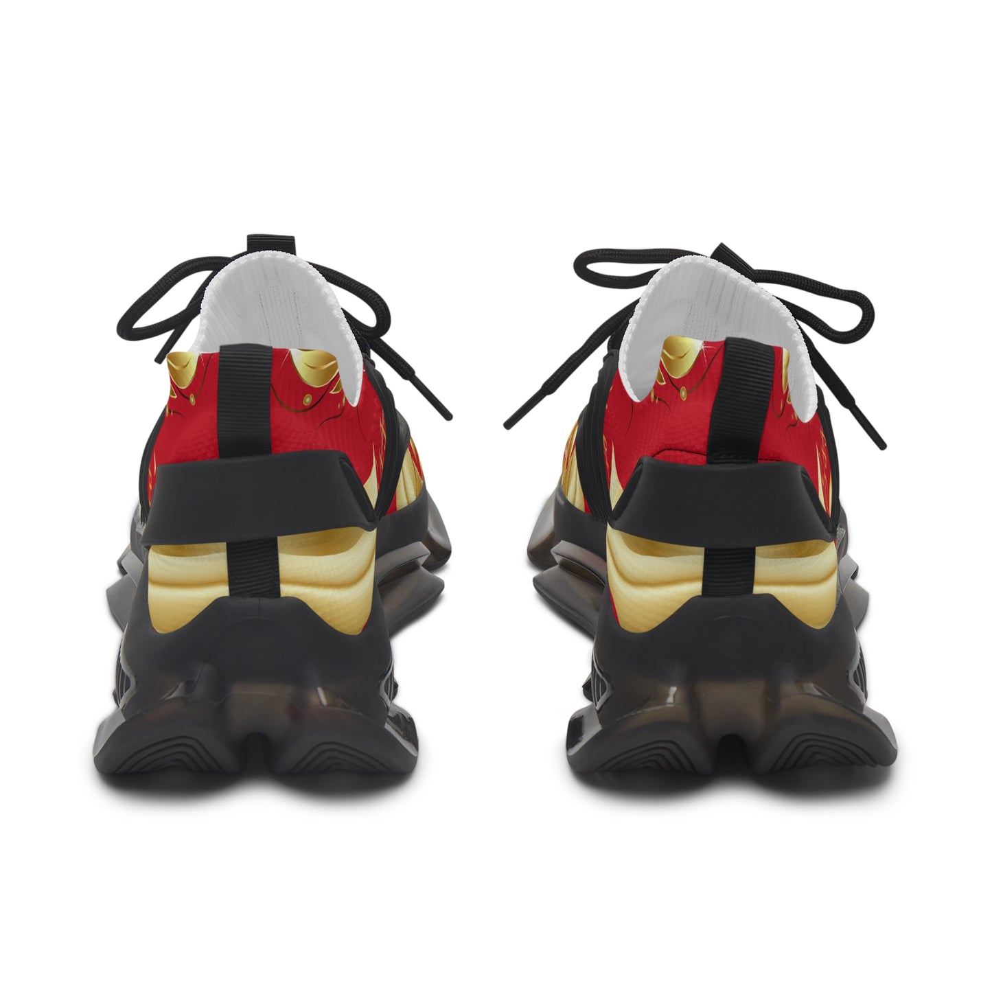 Ladies EssenceInnoCreate Luxe Storm | Mesh Sneakers | Dark Red