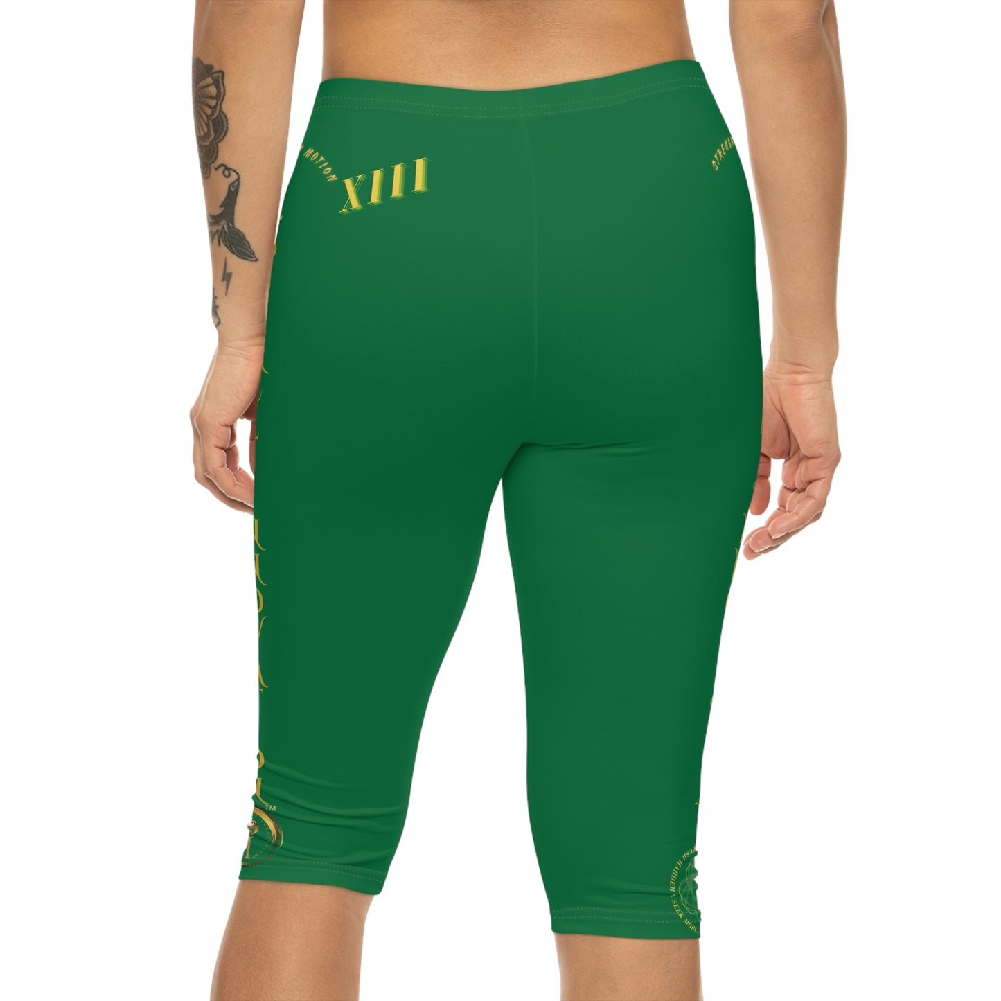 Seek More CL XII | Capri Leggings | EI Sports | Dark Green