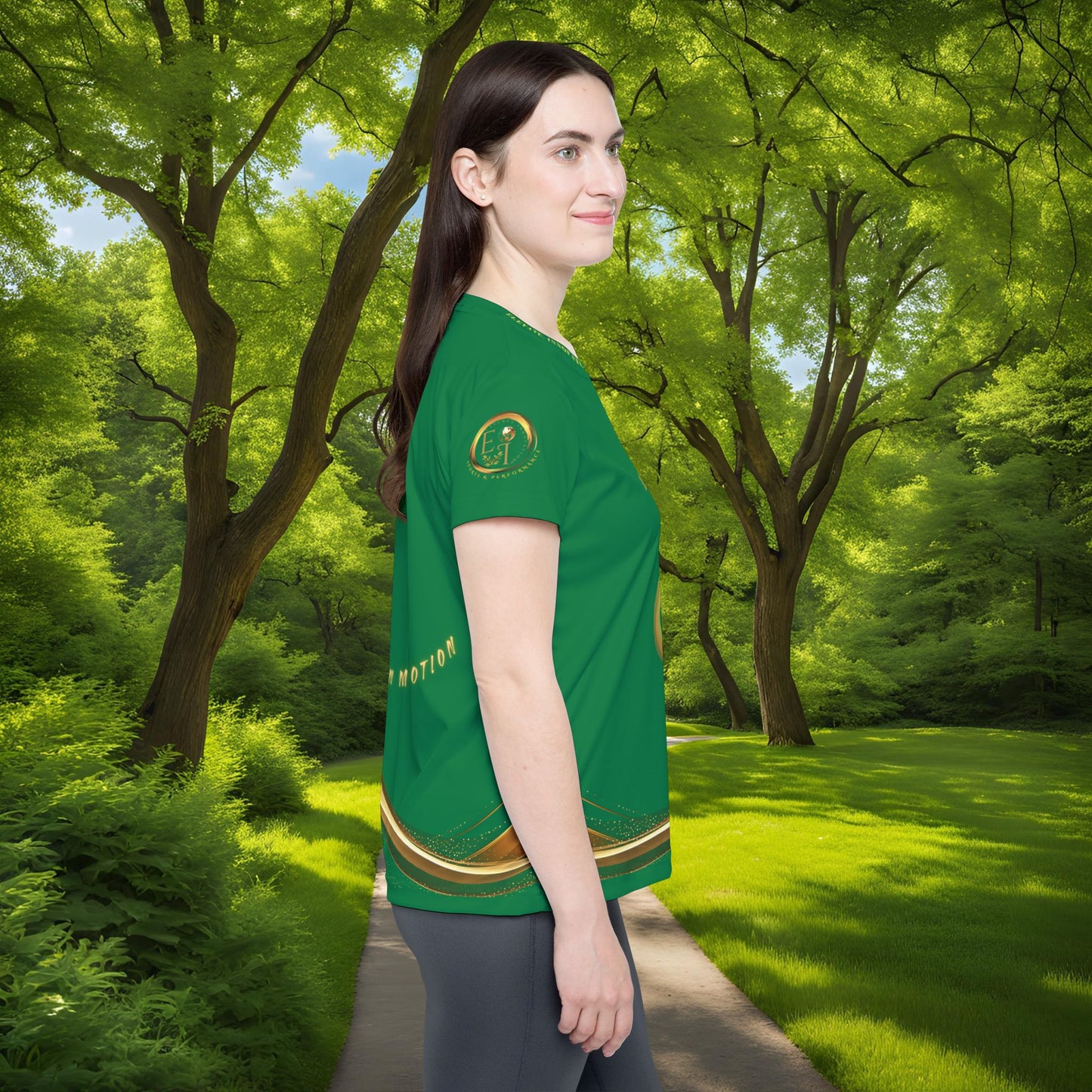 Seek More Luxe~J XII | EI Sports Performance Jersey | Dark Green