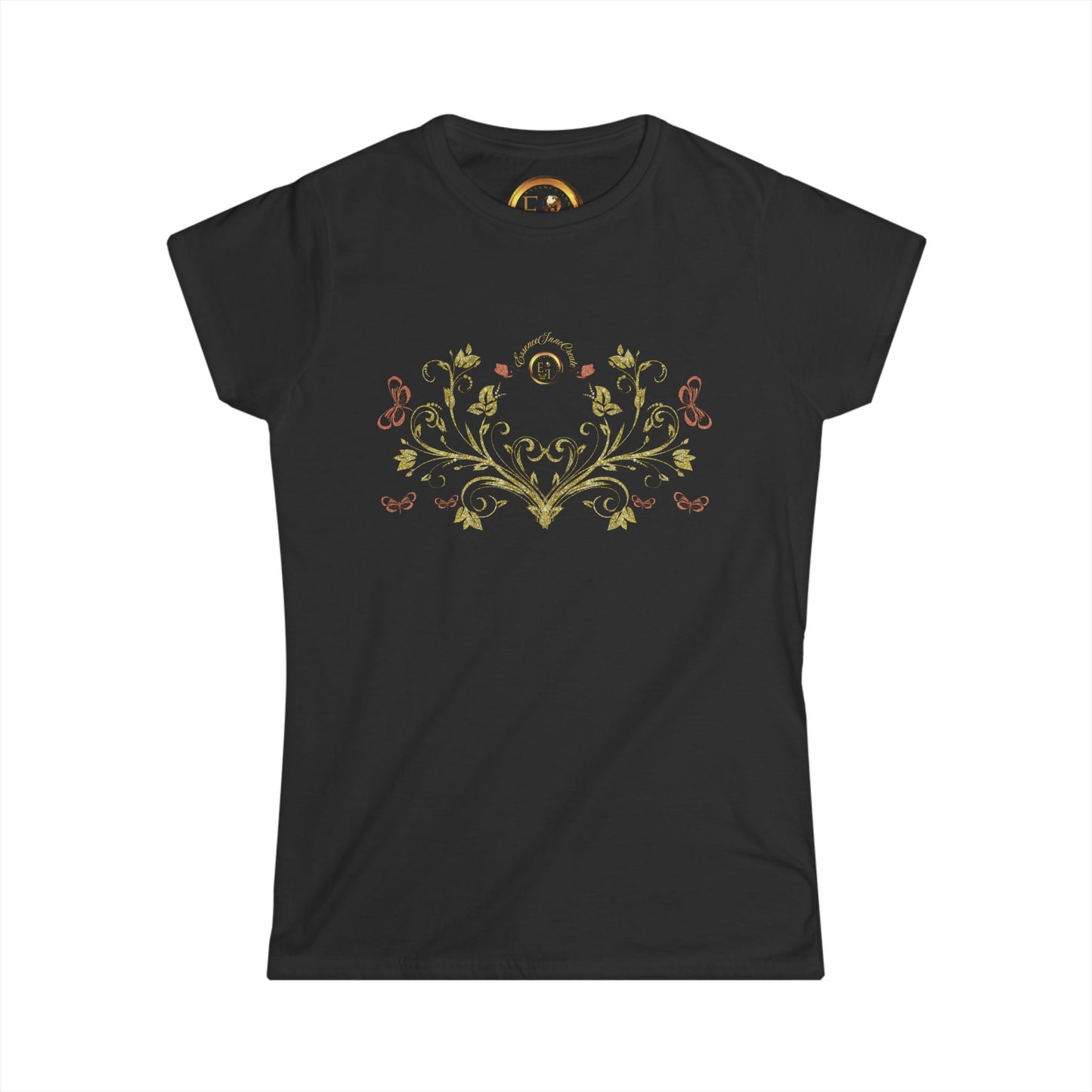 Royal Blossom Cotton Tee | EssenceInnoCreate | 9 Colors