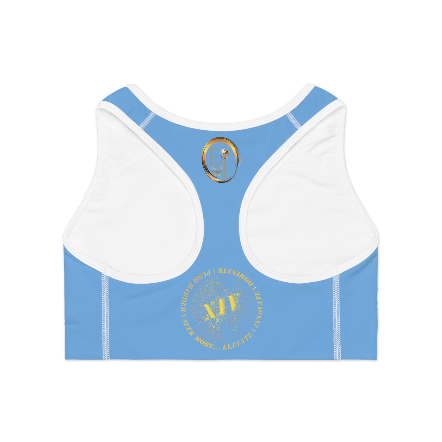 Seek More SB XIV | EI Sports Bra | Light Blue