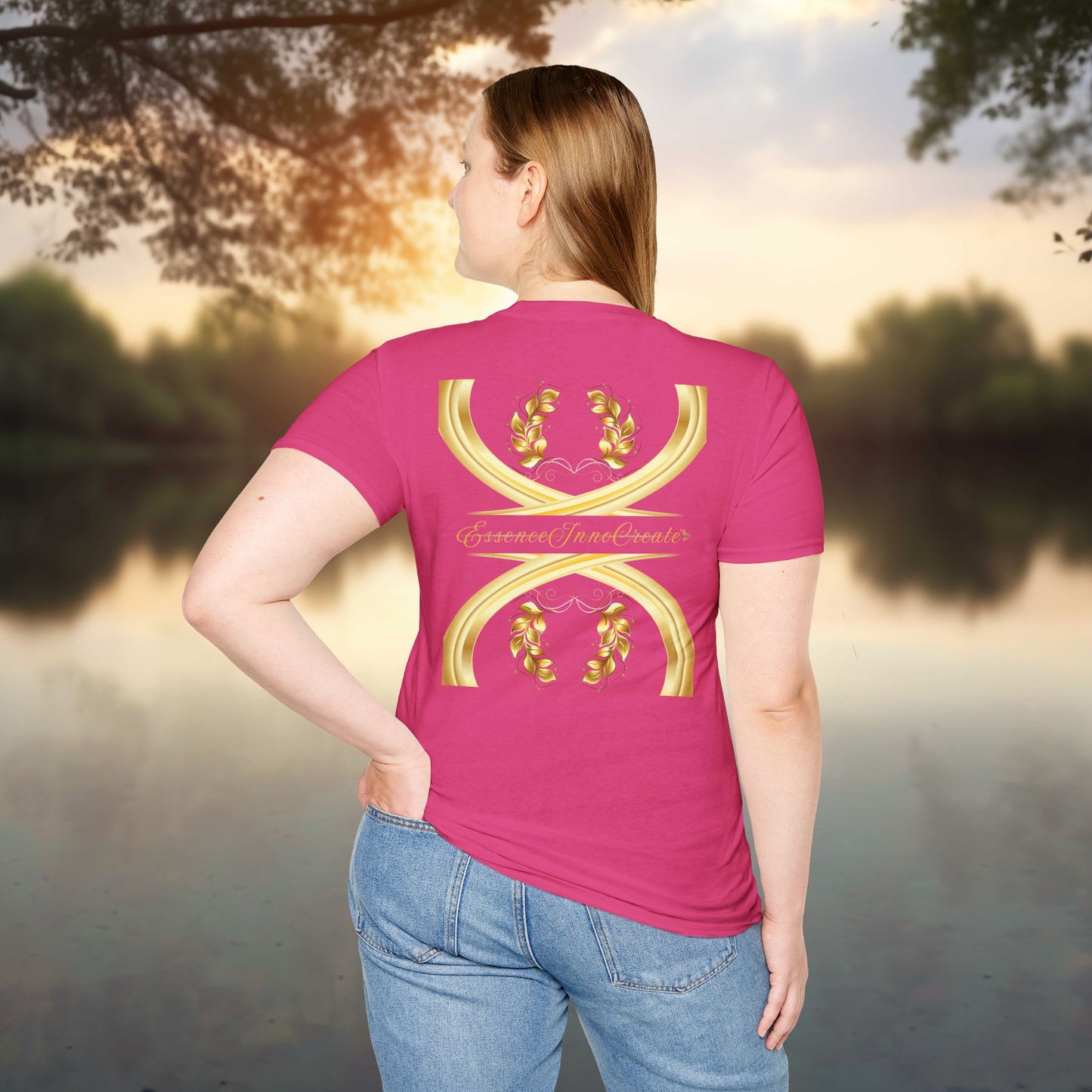 Heliconia Softstyle Tee | EssenceInnoCreate | Unisex Streetwear