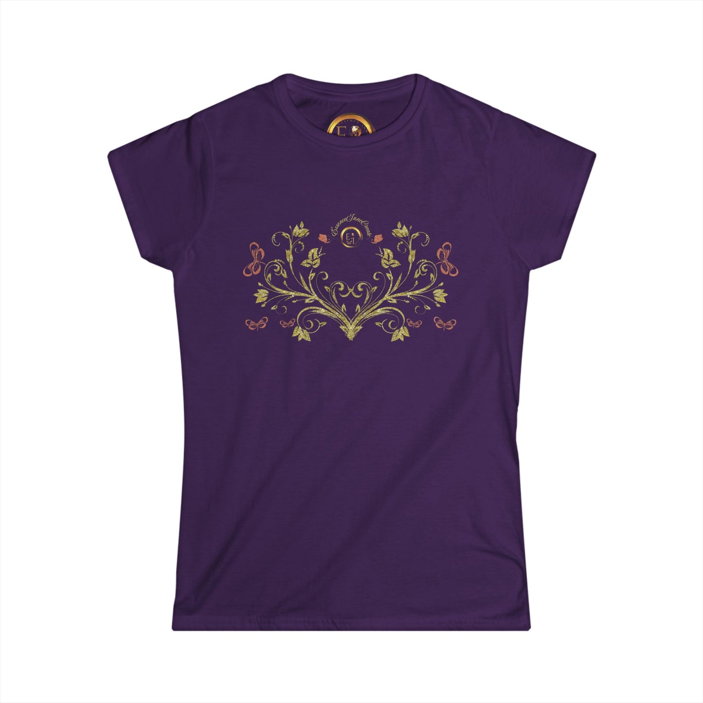 Royal Blossom Cotton Tee | EssenceInnoCreate | 9 Colors