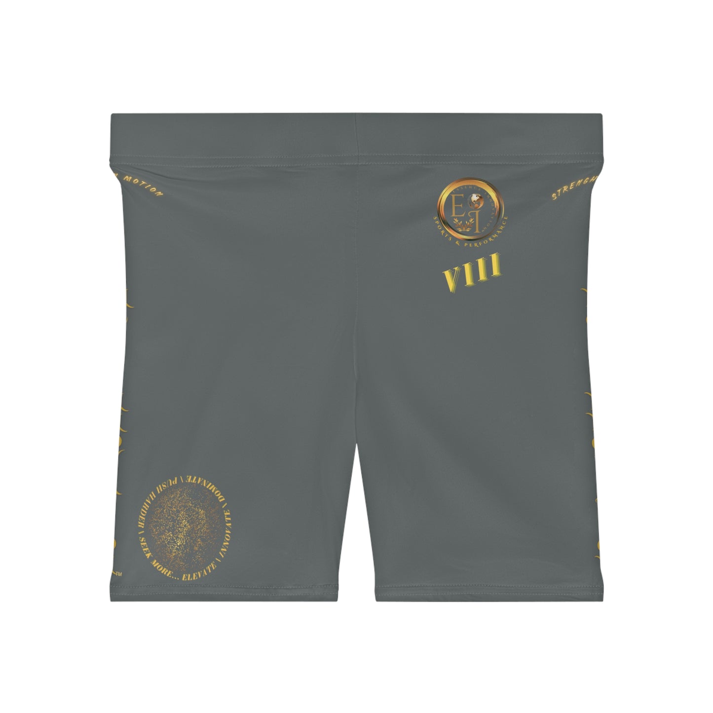 Seek More BS VIII | EI Sports Biker Shorts | Grey