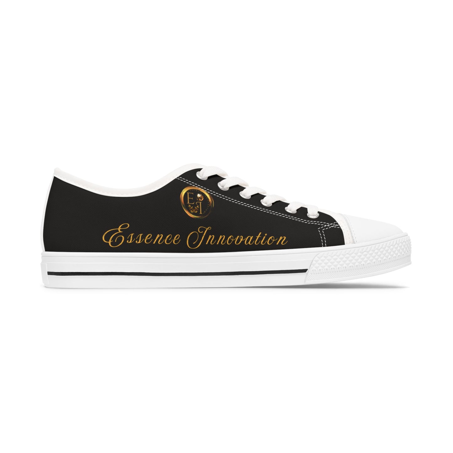 Ladies Essence Innovation Classics | Black | White Sole LowTops
